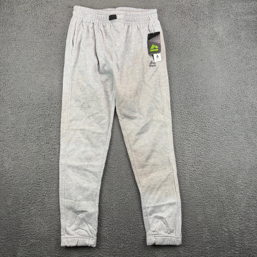RBX Boys Gray Fleece Sweatpants Joggers‎ Athletic Pants Size L 1416